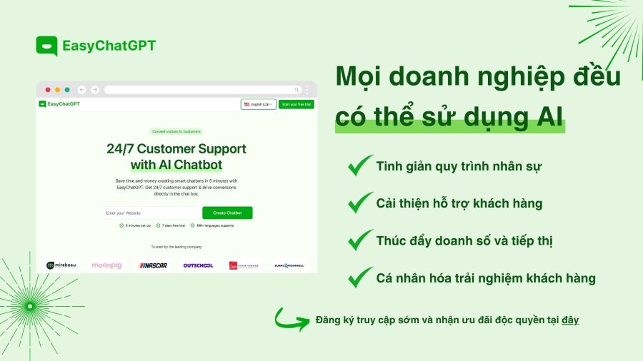 Mọi doanh nghiệp đều có thể sử dụng trí tuệ nhân tạo (AI) tối ưu hóa quy trình làm việc