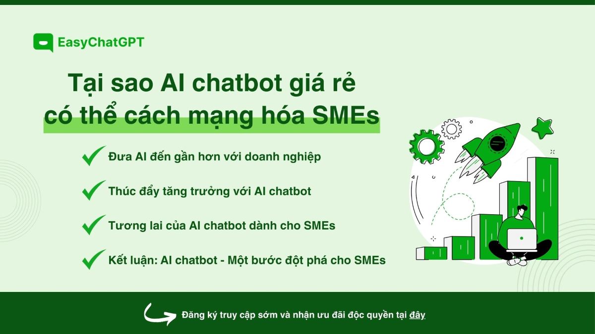 Tại sao AI chatbot cho doanh nghiệp giá rẻ có thể cách mạng hóa SMEs?